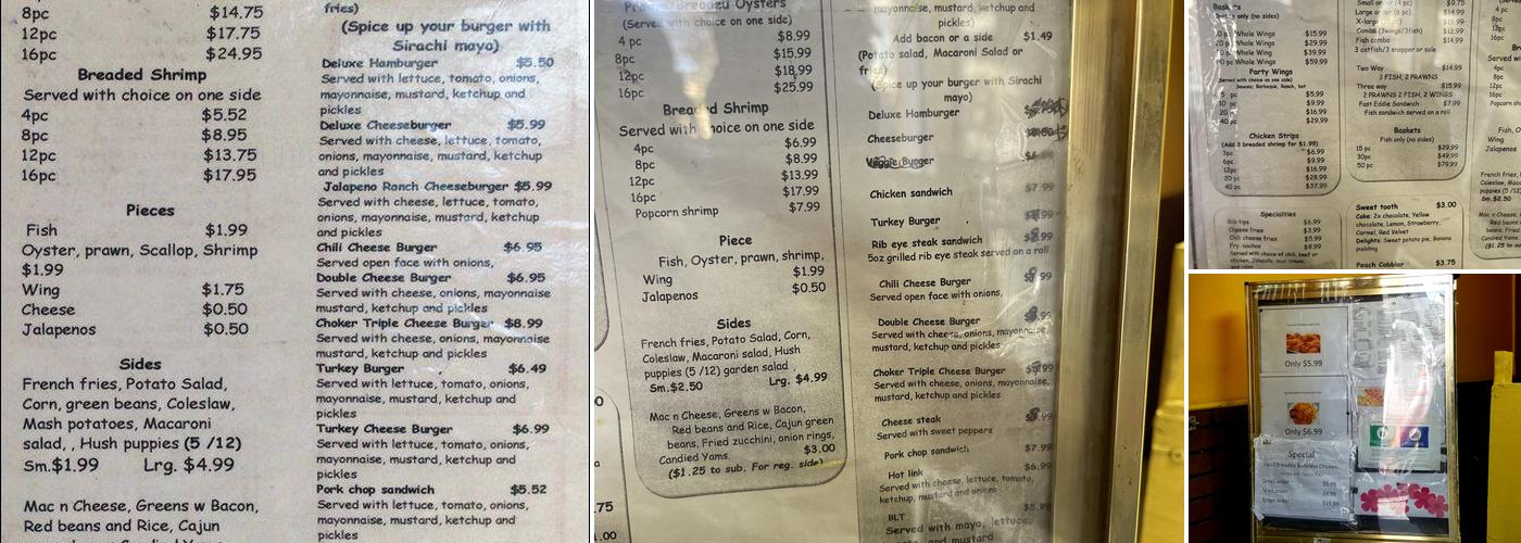 Quick Bite Menu