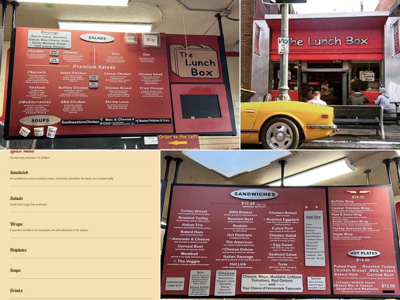 Lunch Box Menu