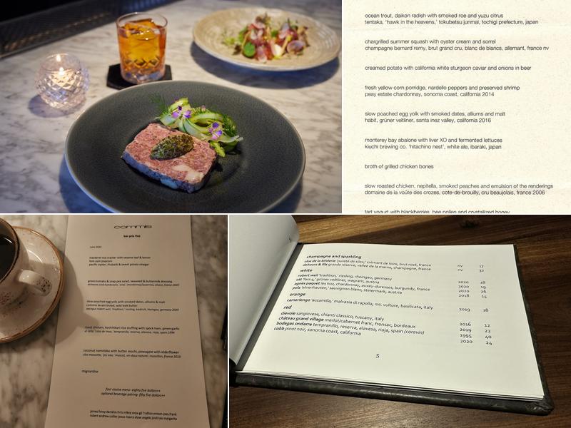 Commis Menu