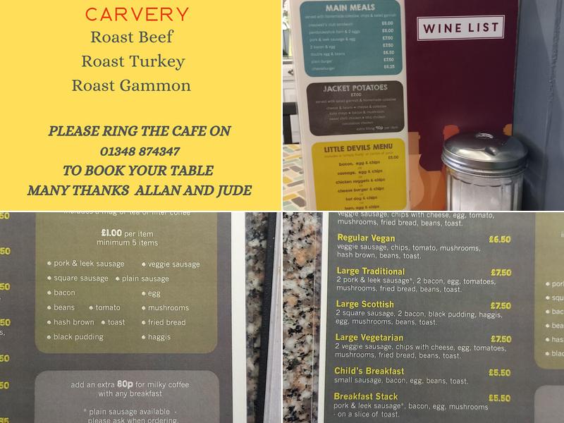 Cresswell' s Cafe Menu