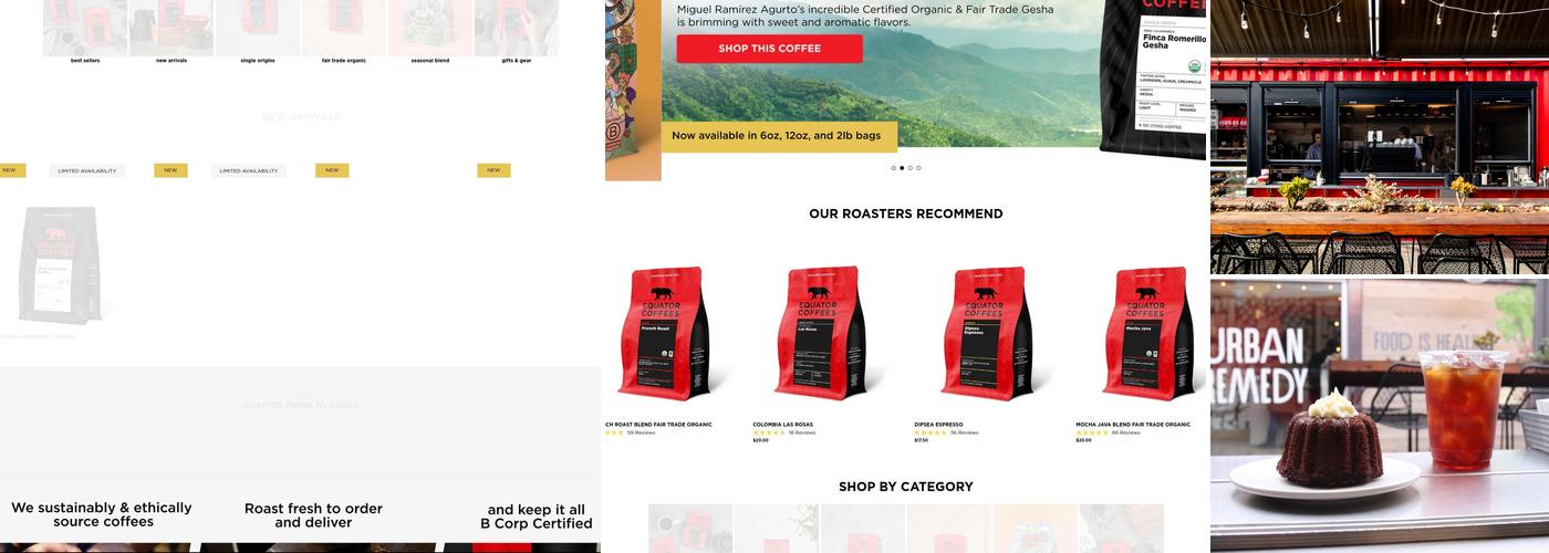 Equator Coffees Menu