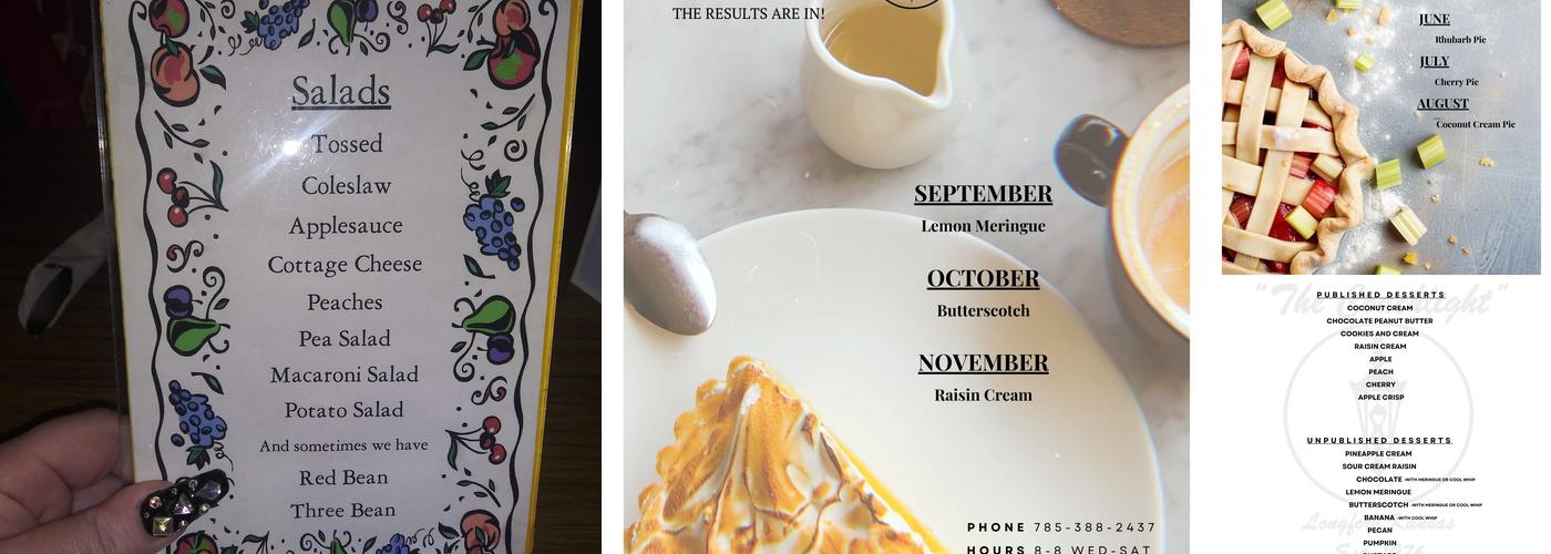 Coachlight Restaurant Menu