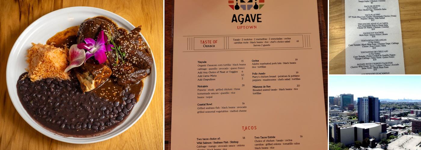 Agave Uptown Menu