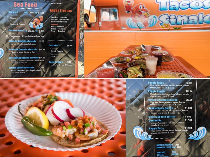 Tacos Sinaloa Menu