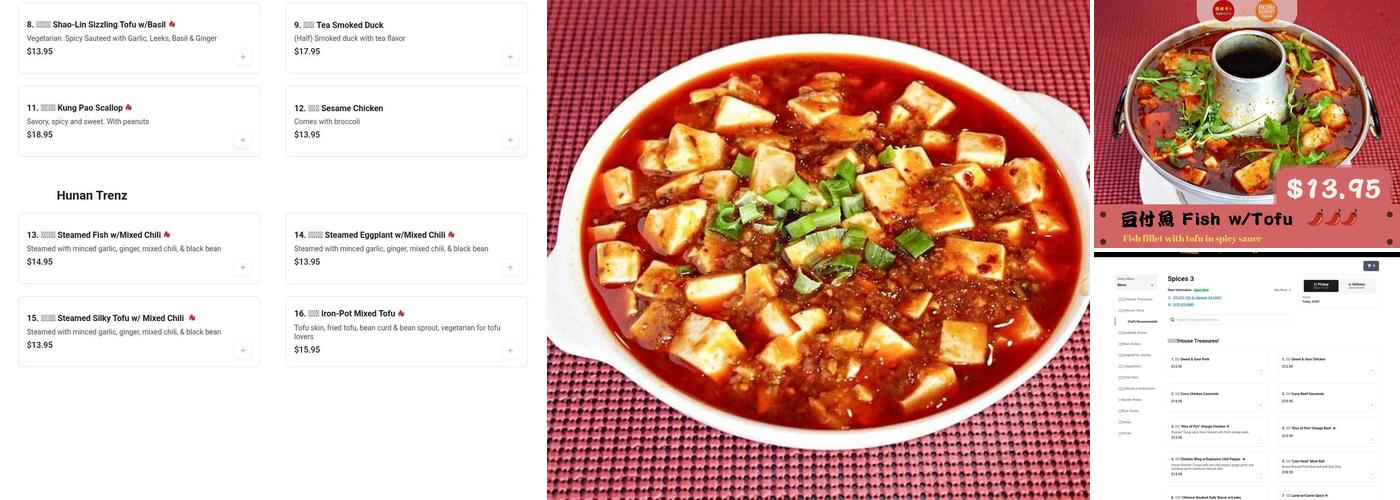 Spices 3 辣妹子 Menu