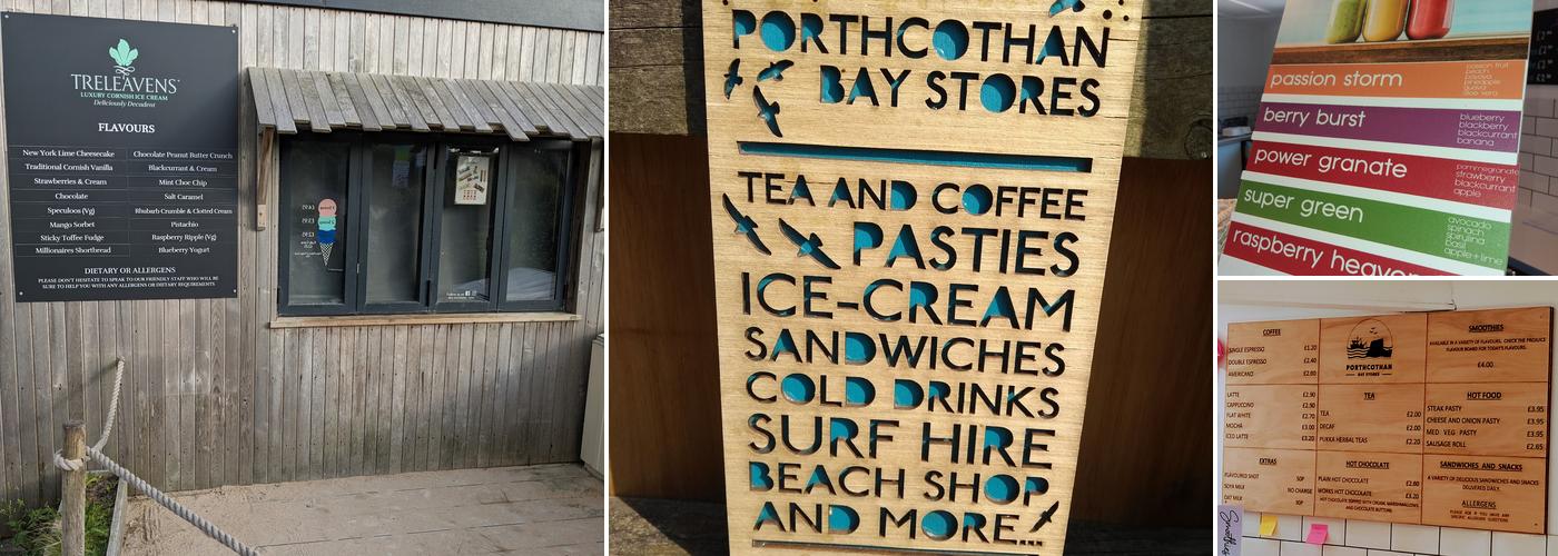 Porthcothan Bay Stores Menu