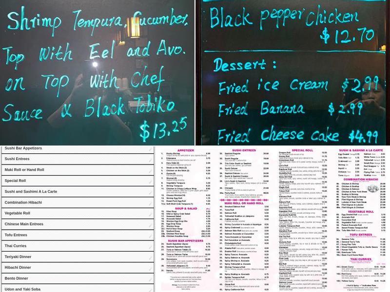 Lin's Asian Restaurant Menu