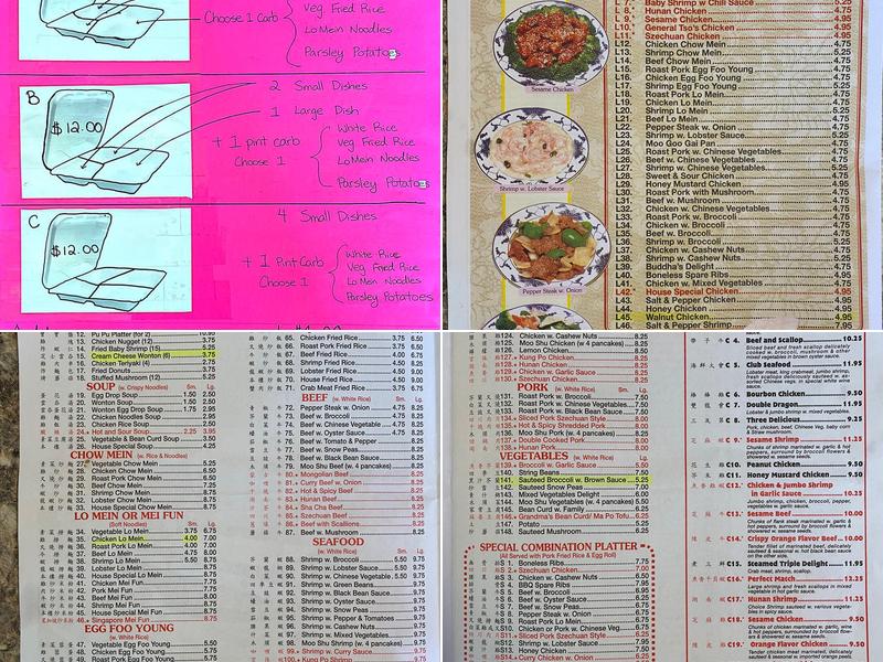 All Star Asian Buffet Menu