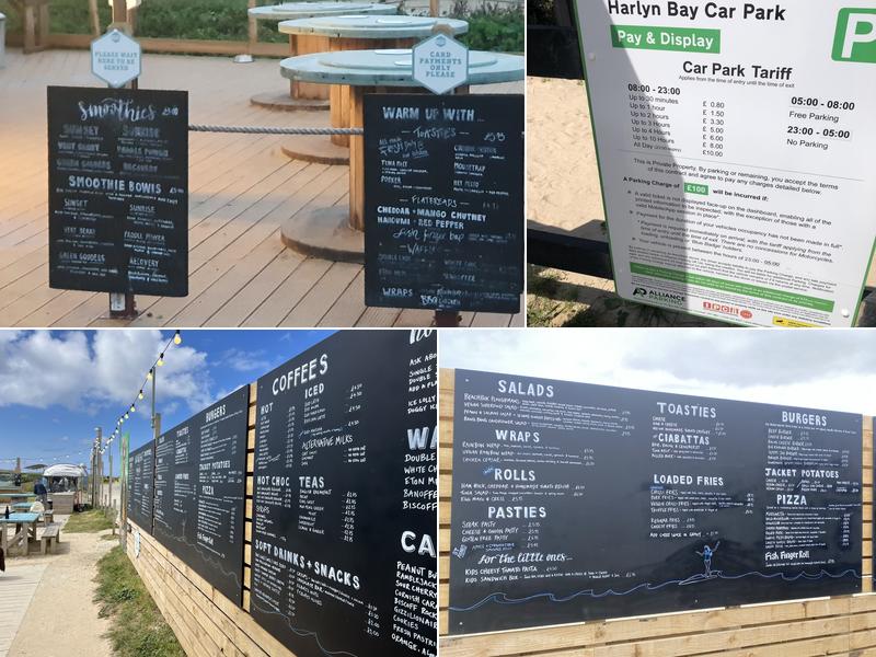 The Beach Box Cafe Menu