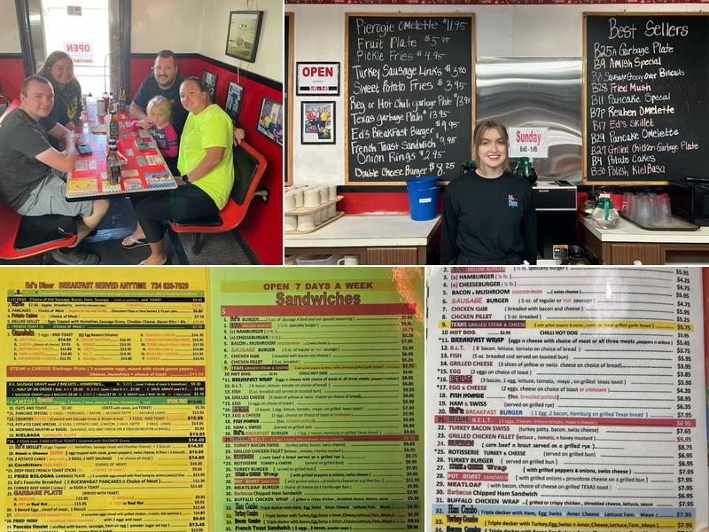 Ed's Diner Menu