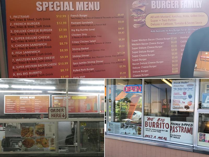 Andres Drive Inn Menu