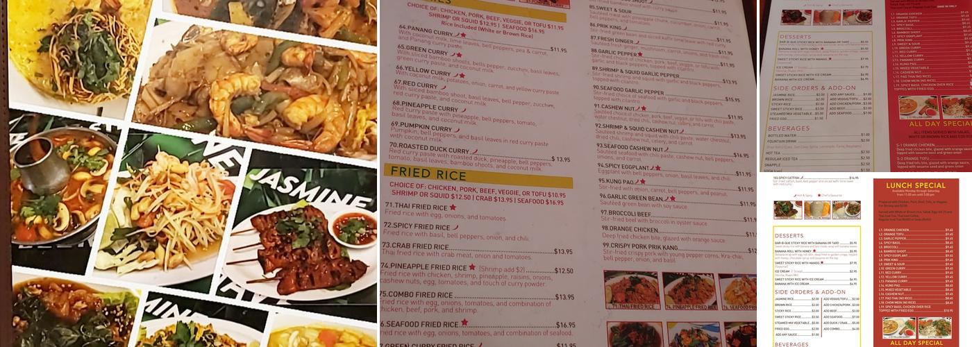 Jasmine And The New Taste Menu