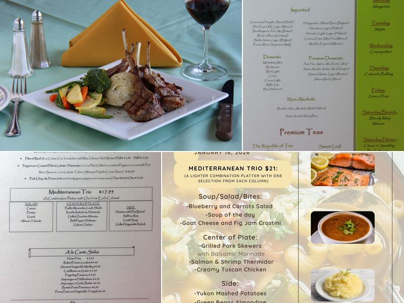 Cafe Benedicte Menu