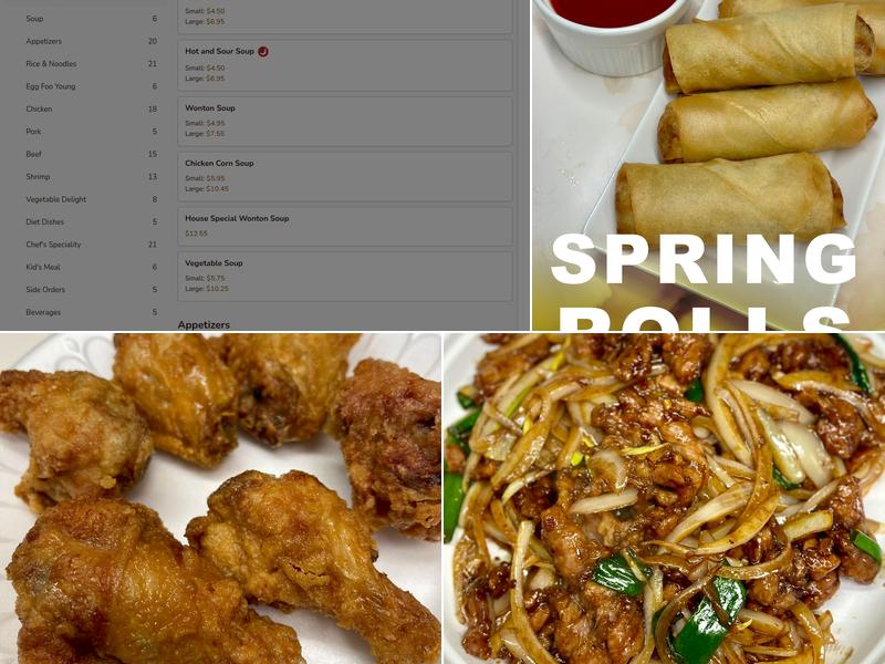 Orient Express restaurant Menu