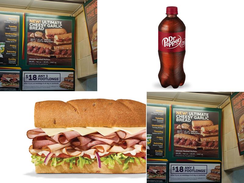 Subway Menu