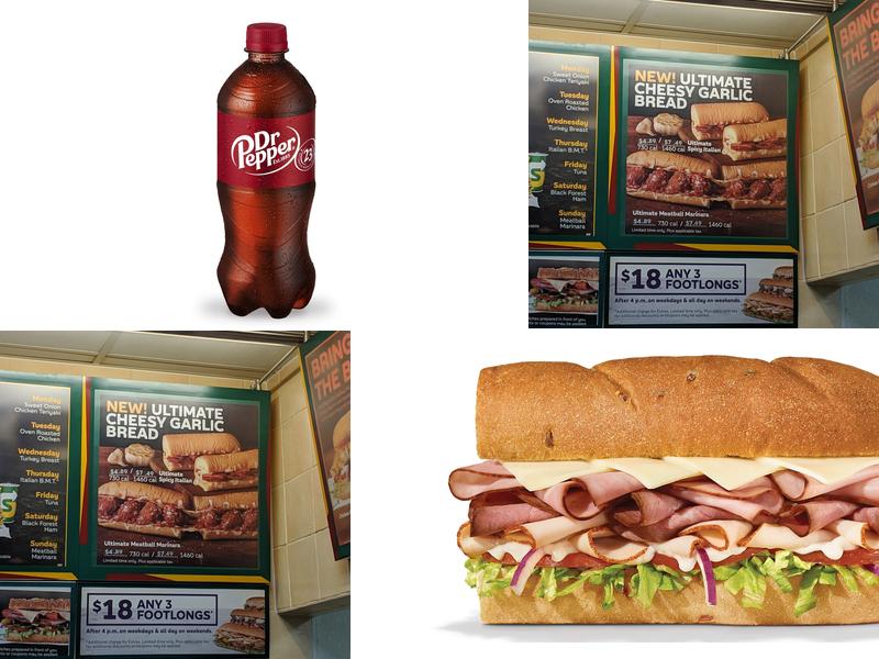 Subway Menu