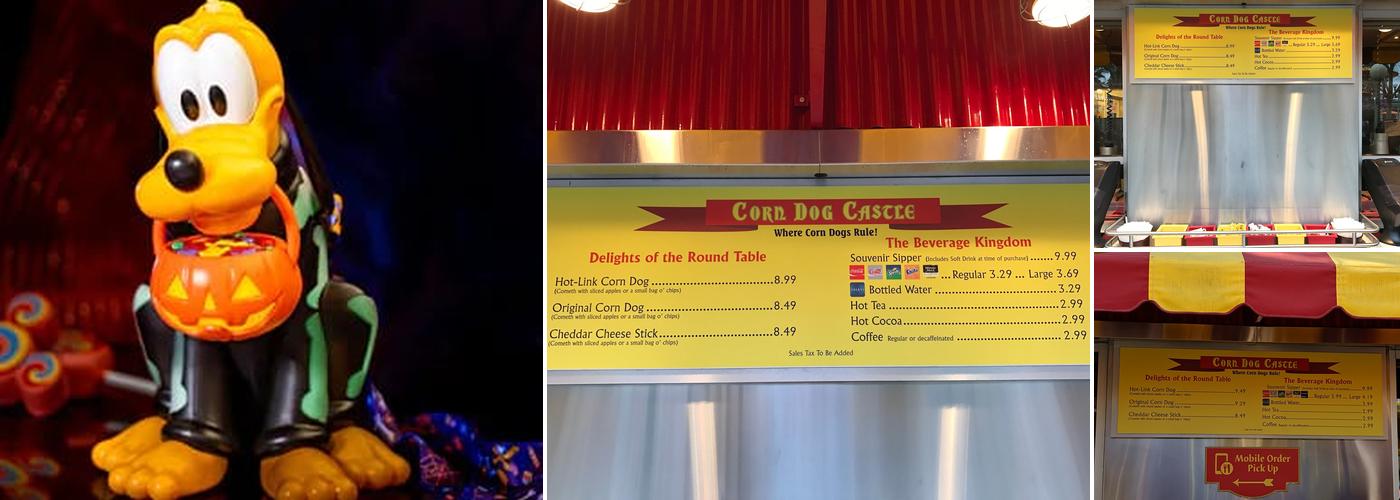 Corn Dog Castle Menu