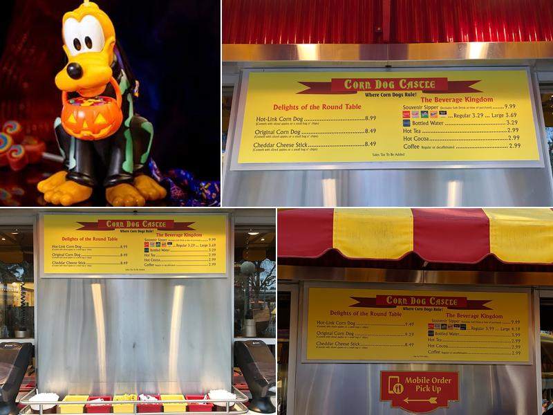 Corn Dog Castle Menu
