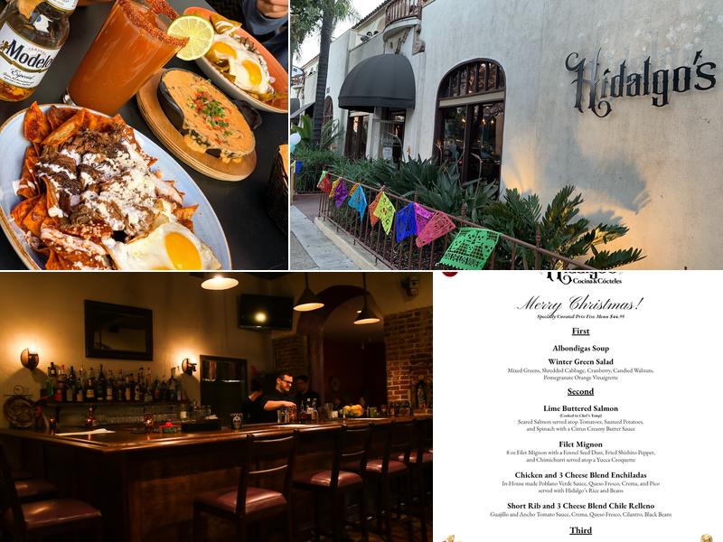 Hidalgo’s Cocina & Cócteles Menu