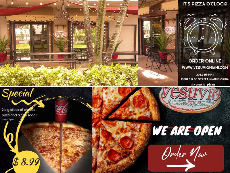 Vesuvio Pizza & Panini Menu