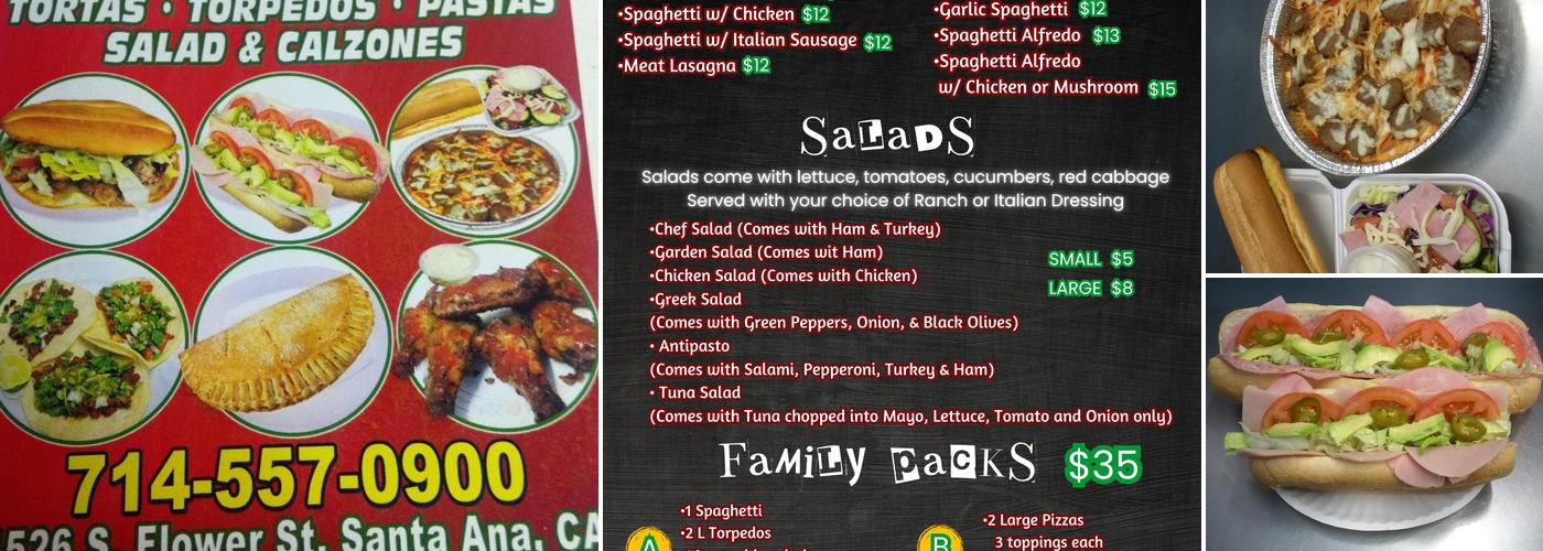 Giovanni's Pizza & Mexican Food Menu