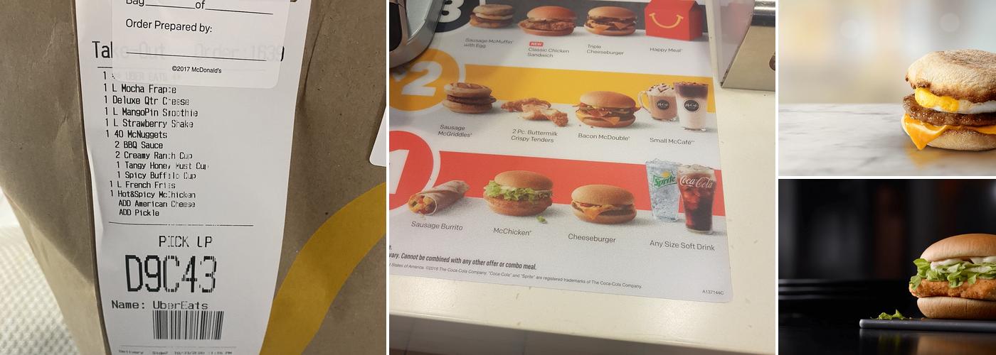 McDonald's Menu