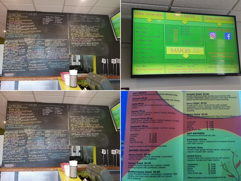 Off the Grille Kendall Menu