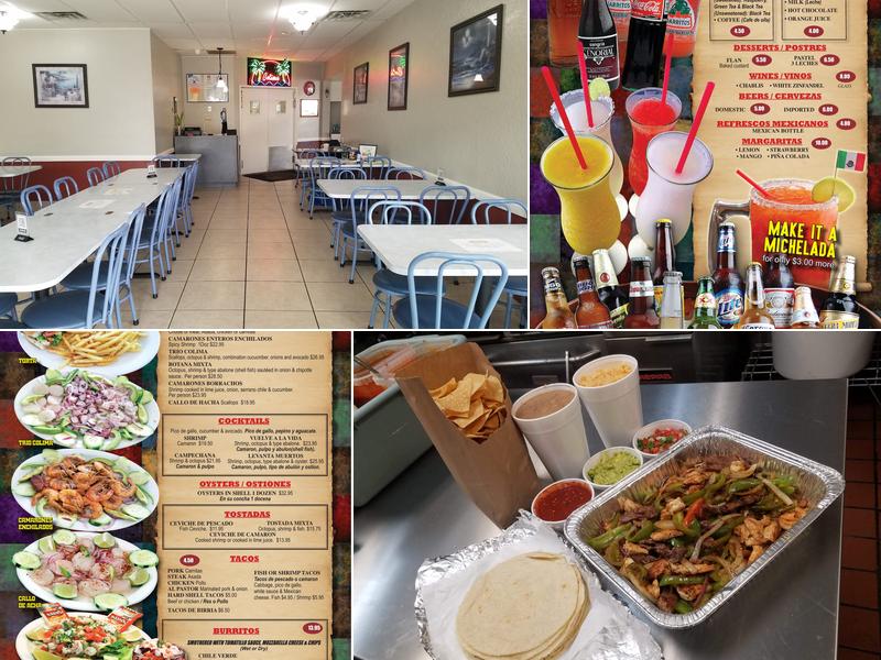 Colima Mexican & Seafood Restaurant Menu