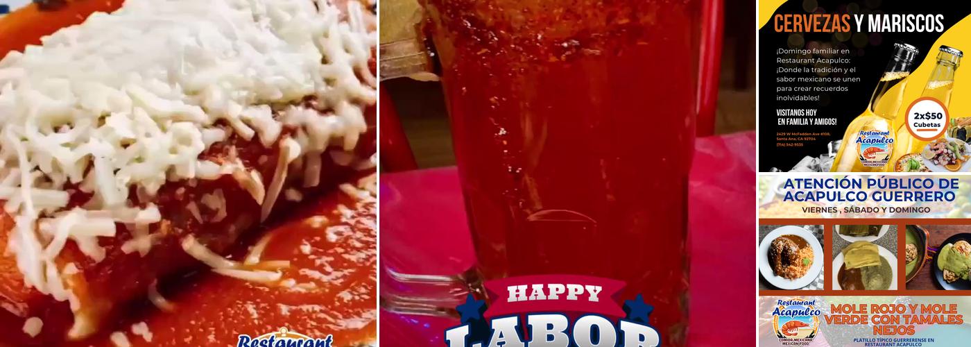 Restaurant Acapulco 1 Menu