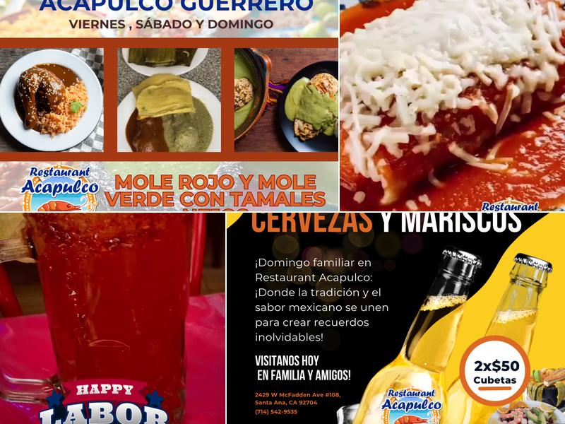 Restaurant Acapulco 1 Menu