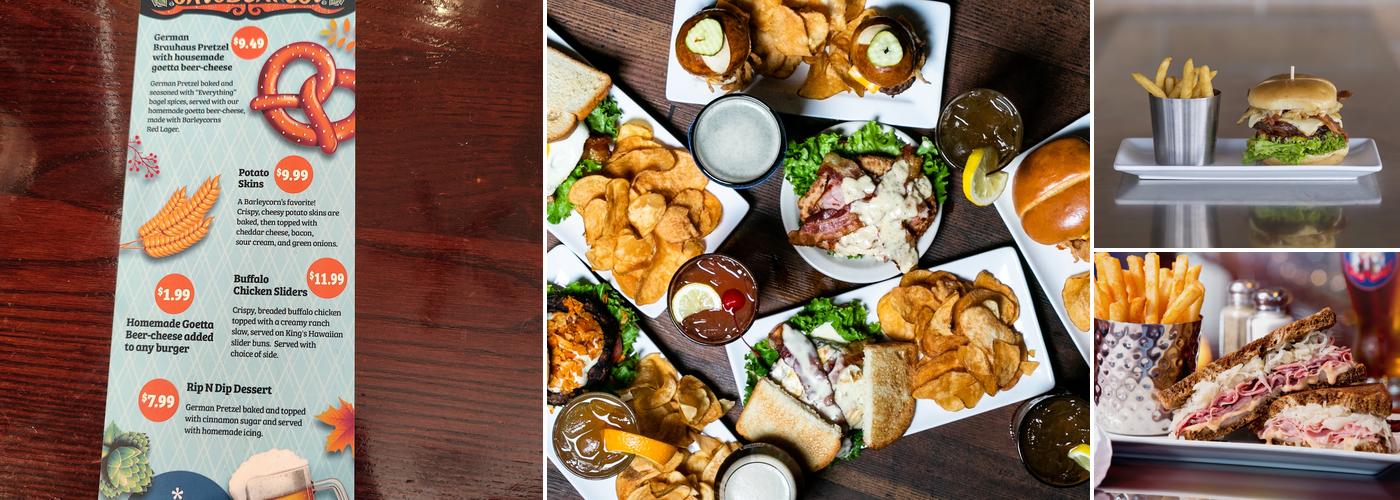 Barleycorn's Lakeside Park Menu