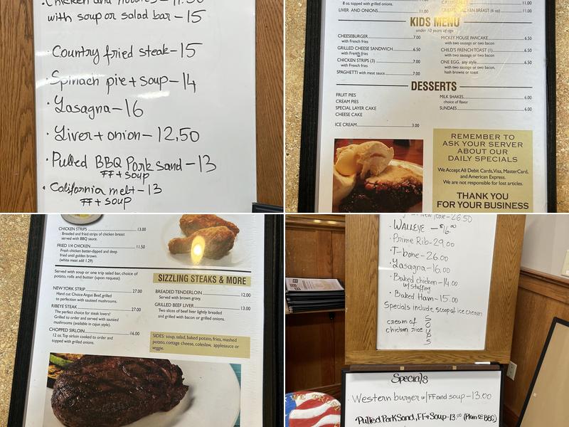 Five Brothers Cafe Menu