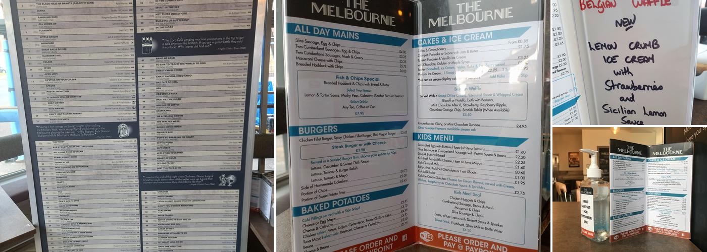 Cafe Melbourne Menu
