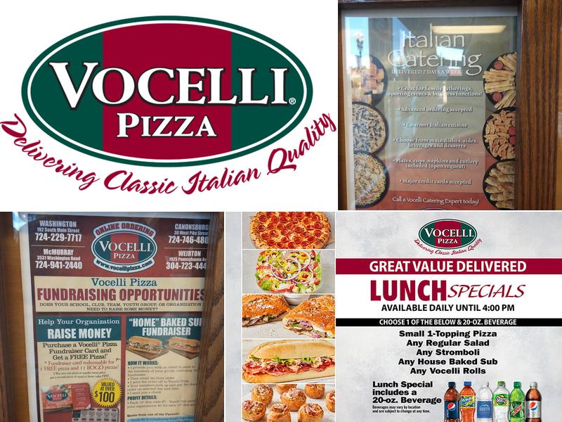 Vocelli Pizza Menu