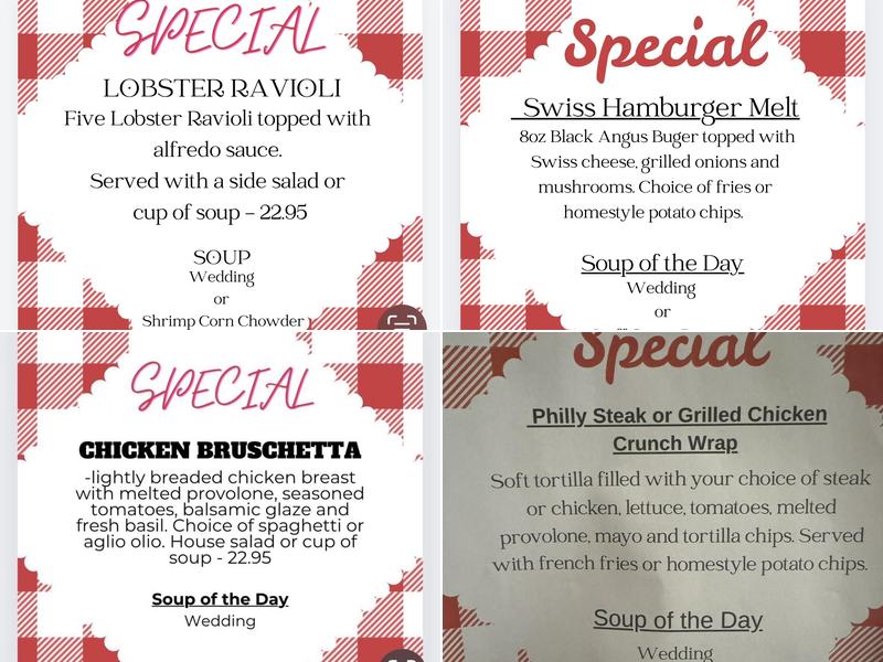 La Eda's Restaurant Menu