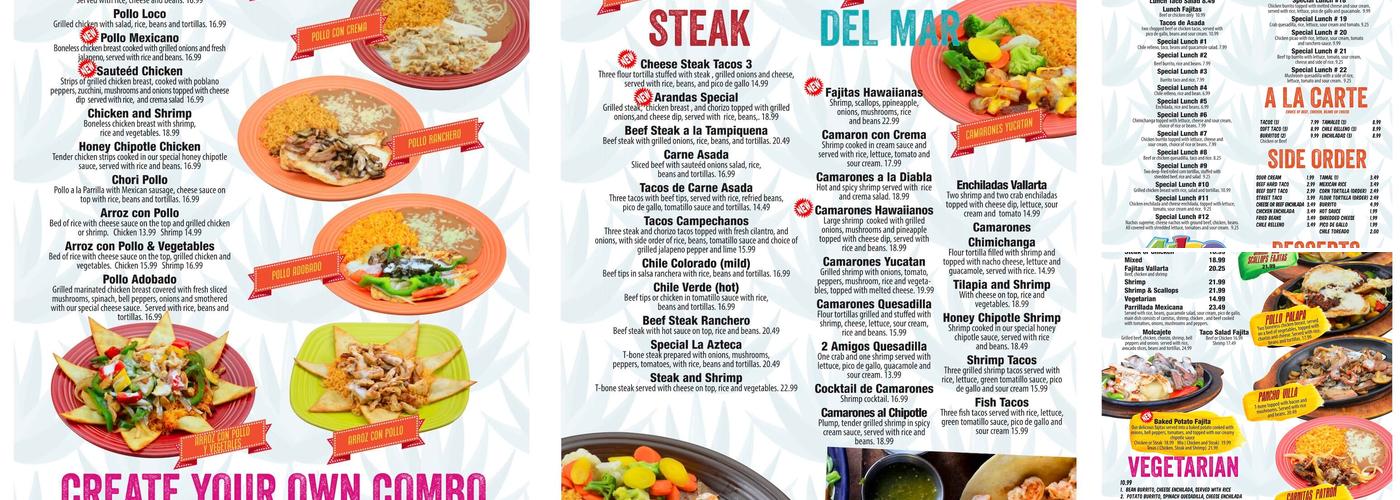 El Paso Mexican Grill Menu