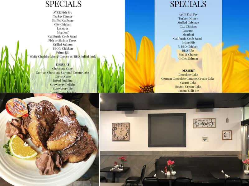 Silver Skillet Cafe Menu