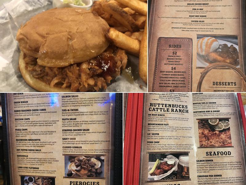 Ruttenbucks Bar & Grill Menu