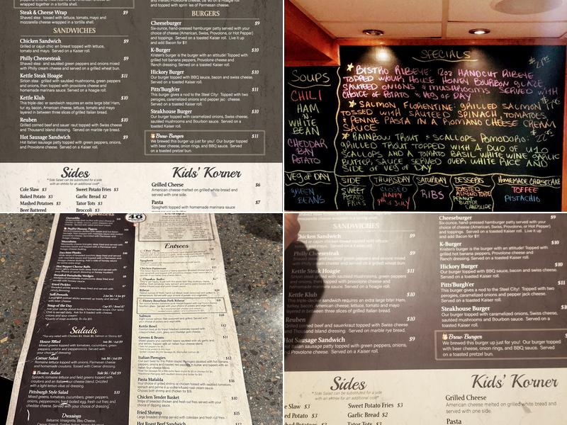 Kopper Kettle Restaurant Menu