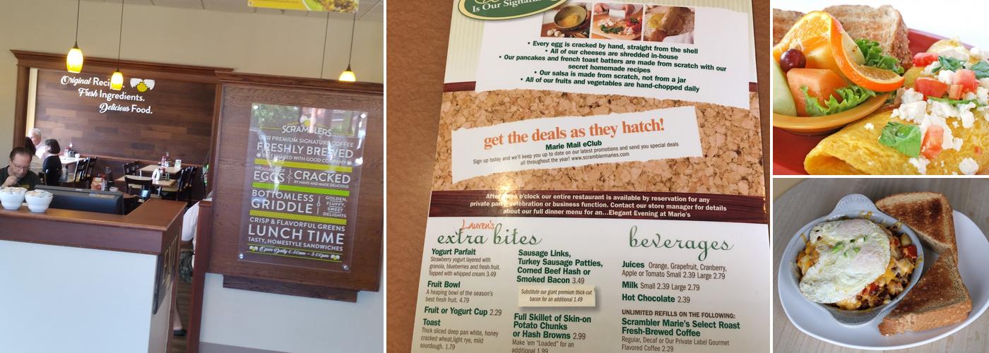Scramblers Menu