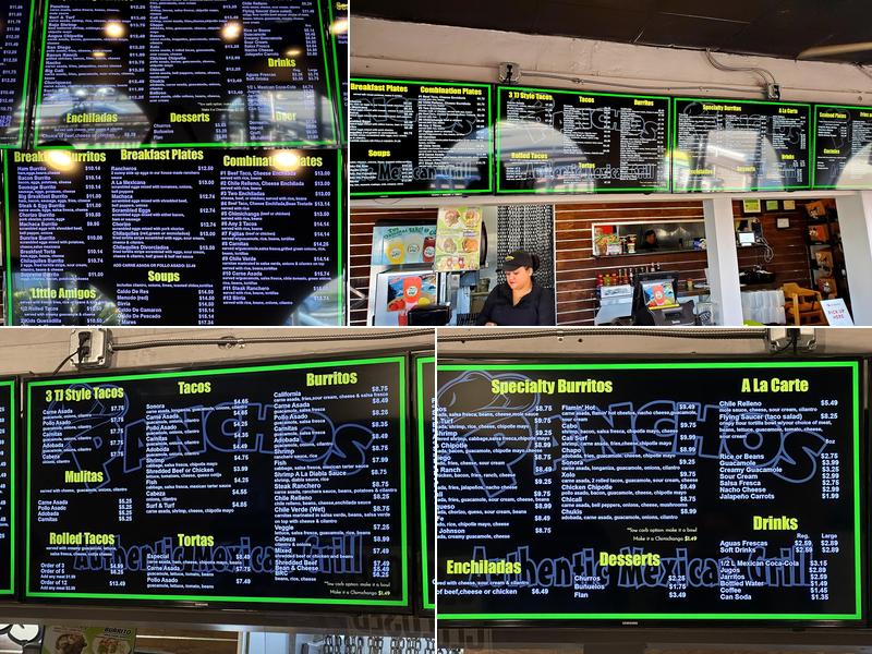 Pancho's Mexican Grill Menu