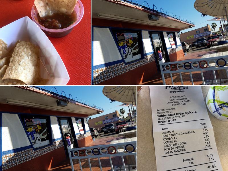 Los Pancho's Taco Shop 1009 Third Ave, Chula Vista