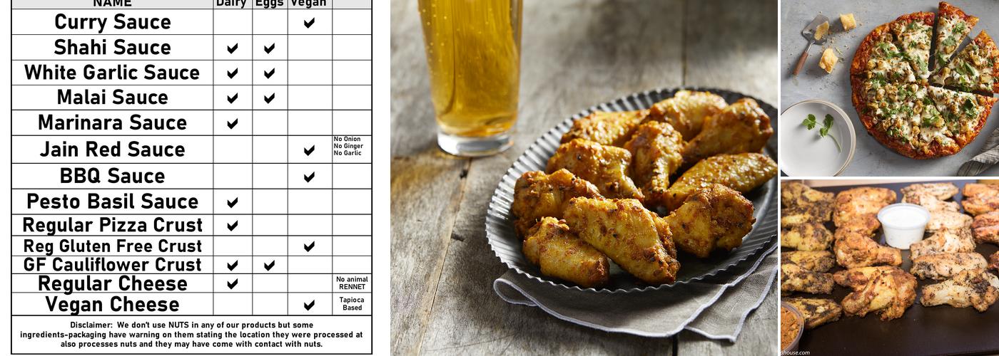 Bombay Pizza House Menu