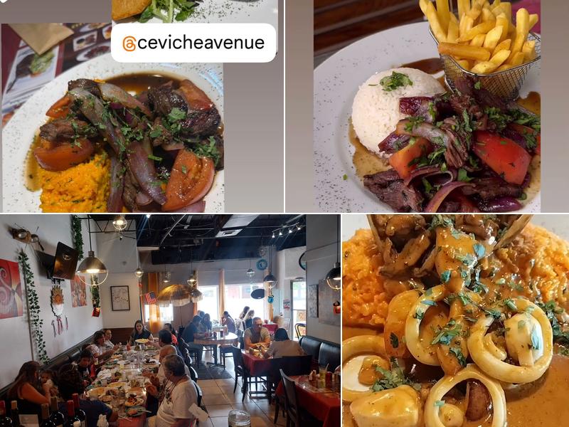 Ceviche Avenue Menu