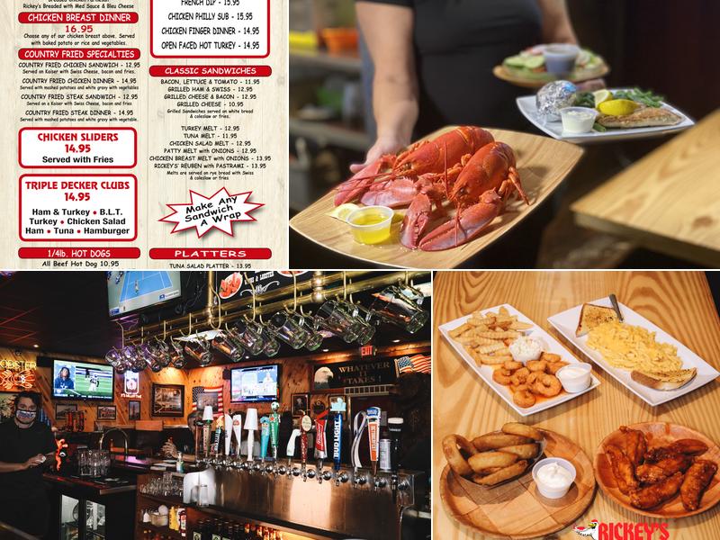 Rickey's Restaurant & Sports Bar Menu