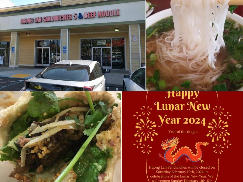 Huong Lan Sandwiches 5 & Beef Noodle