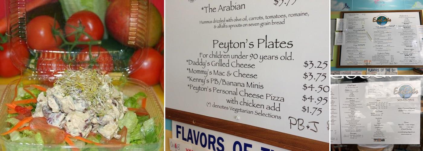 Eco Eats Menu