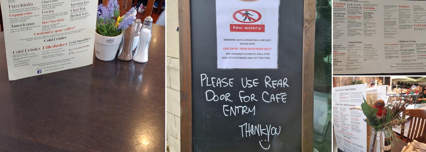 Birkmyre Café Menu