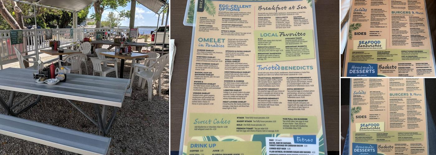 The Hideout Restaurant Menu