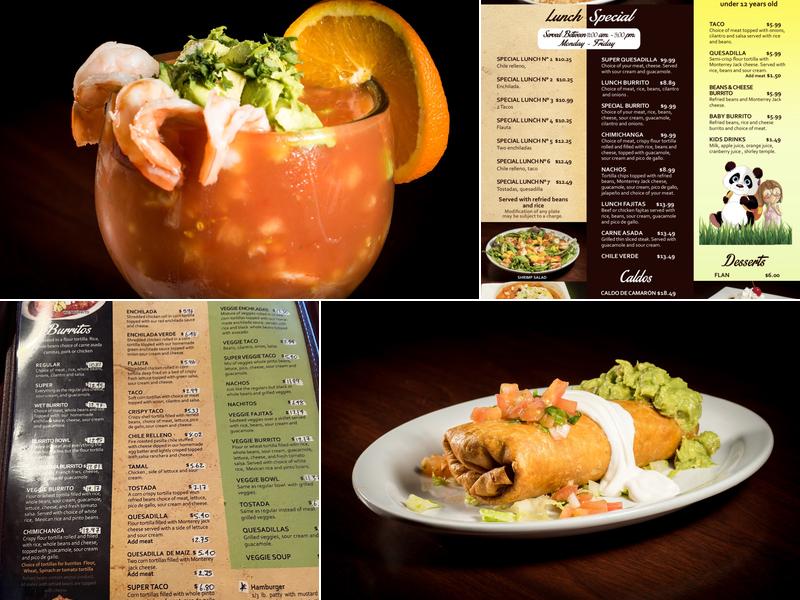 Cantaritos Restaurant & Bar Menu